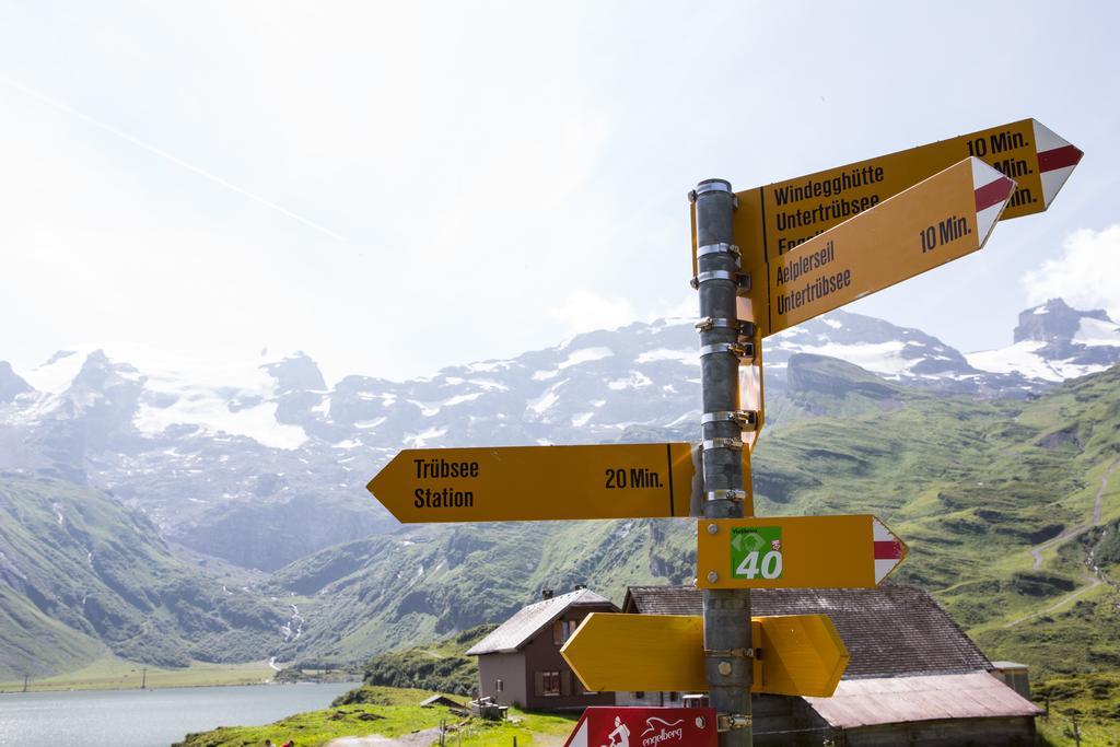 Berghotel Truebsee - Accessible Only By Cable Car Engelberg Eksteriør bilde